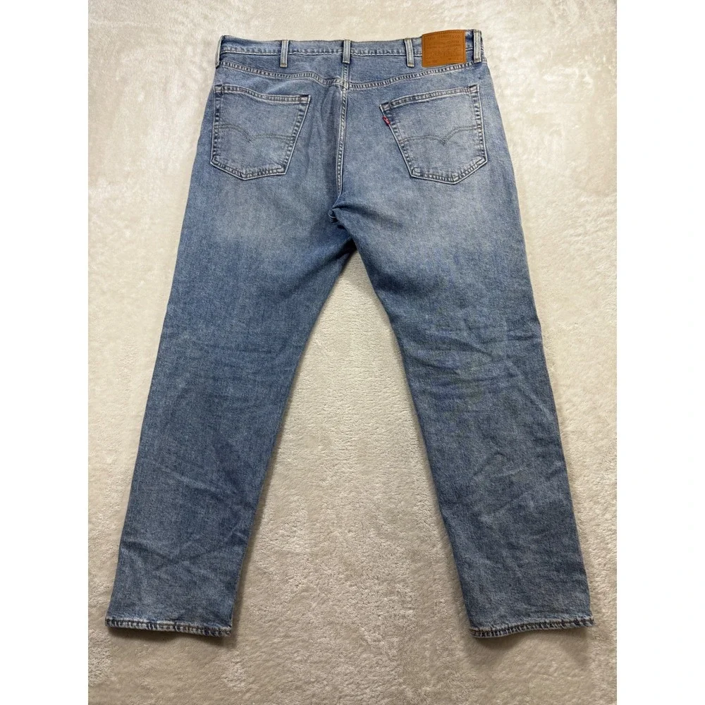 Levi's Mens 502 Taper Stretch Blue Denim Jeans W38 L32 Meas: 39x31